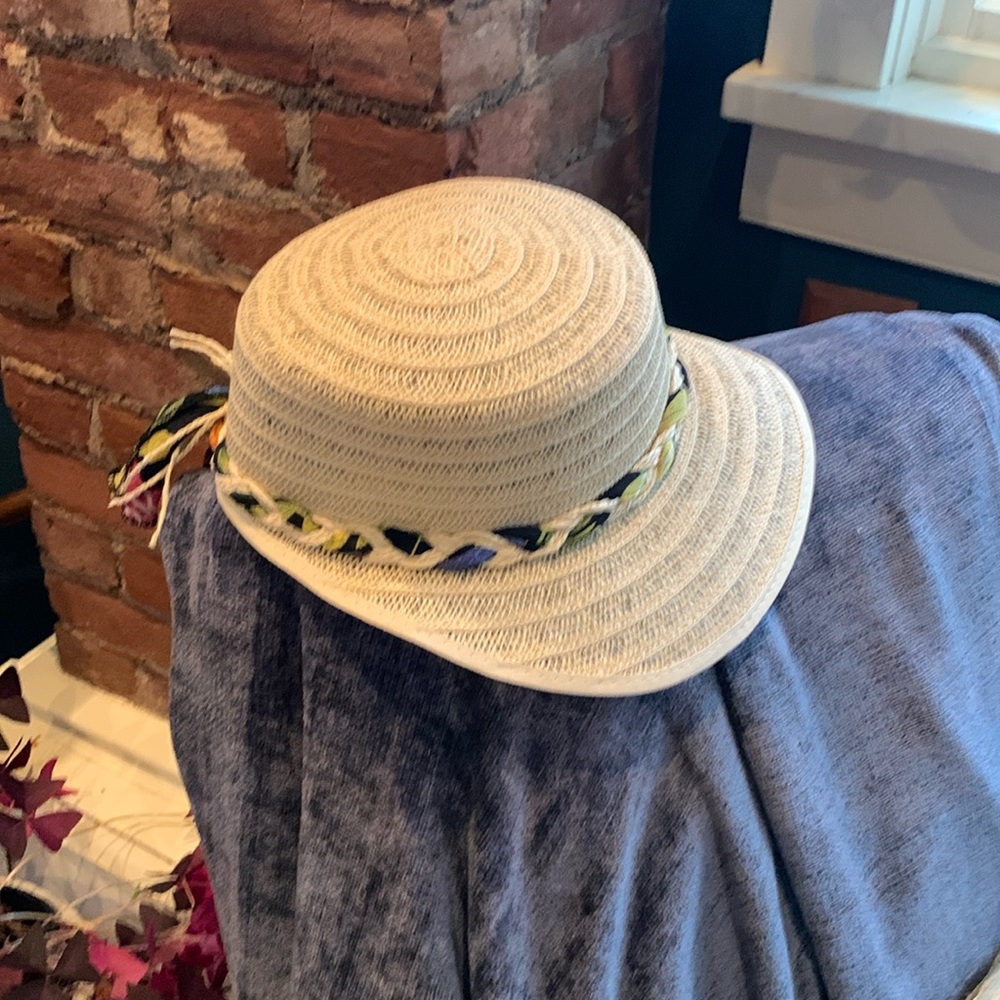 Sun hat purchased in Sicily new .